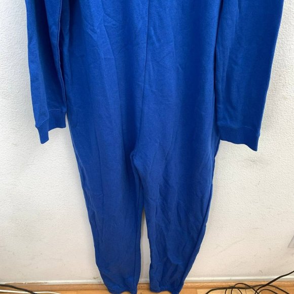 Golden State Warriors NBA Large Big Tall Blue Hooded Onepiece Adult New Mens - Picture 6 of 9